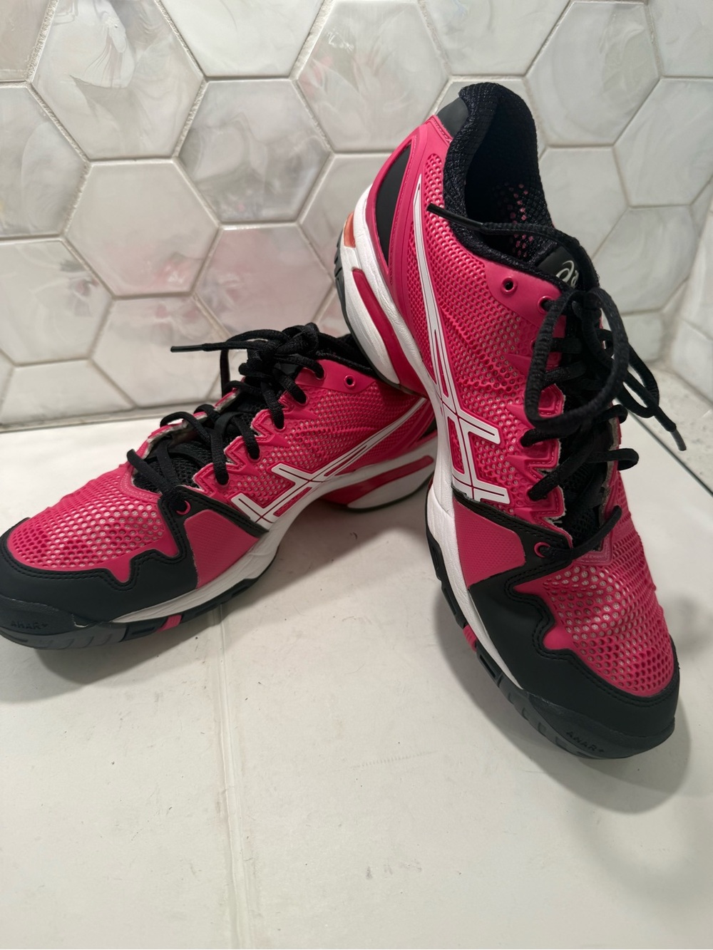 ASICS GEL-Solution Speed Women’s Sneakers US 9 Medium Pink/White/Black